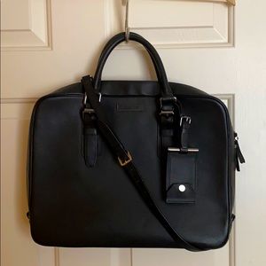 Michael Kors Black Saffiano Leather Briefcase